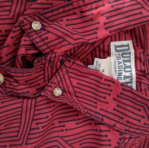 Duluth Trading Co Short Sleeve Collared Shirt
